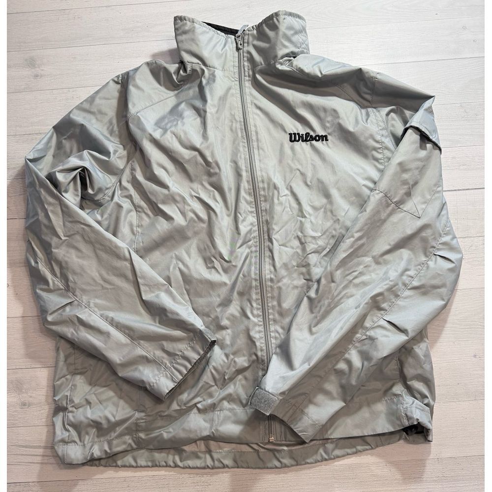 Wilson men's grey windbreaker jacket‎ medium